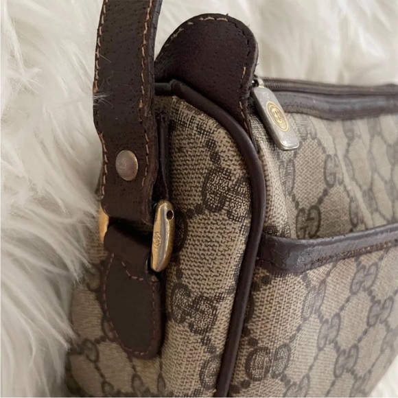 Gucci Beige and Dark Brown Shoulder Bag - Picture 10 of 16